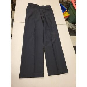 VF Imagewear MR4220 MR9209 Dress Pants Mens 31R 37U Navy Blue Work Uniform